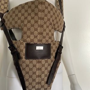 Authentic Gucci Baby Carrier Pouch GG Monogram Canvas